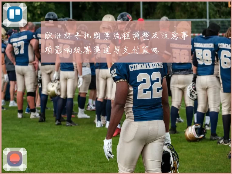 欧洲杯手机购票流程调整及注意事项影响观赛渠道与支付策略